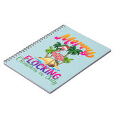 Merry Flocking Christmas | Weihnachten im Juli Notizblock (Linke Seite)