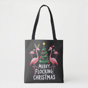 Merry Flocking Weihnachten Weihnachten Weihnachten Tasche