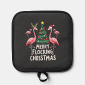 Merry Flocking Weihnachten Weihnachten Weihnachten Topflappen (Vorderseite)