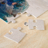 Merry Florida Christmas Tropical Beach HolidayTree Puzzle (Seite)