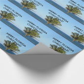 MERRY FLORIDA CHRISTMAS WRAPPING PAPIER GESCHENKPAPIER (Ecke)