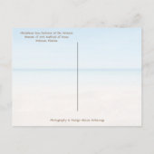 Merry Florida Weihnachten Tropical Beach and Tree (Rückseite)