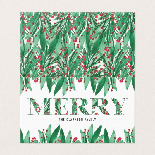 MERRY Folgekarte (Außenseite Aufgefaltet)