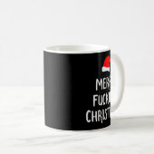 Merry Foring Christmas Inappropriate Santa Pajama  Kaffeetasse (VorderseiteRechts)