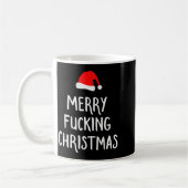 Merry Foring Christmas Inappropriate Santa Pajama Kaffeetasse (Links)