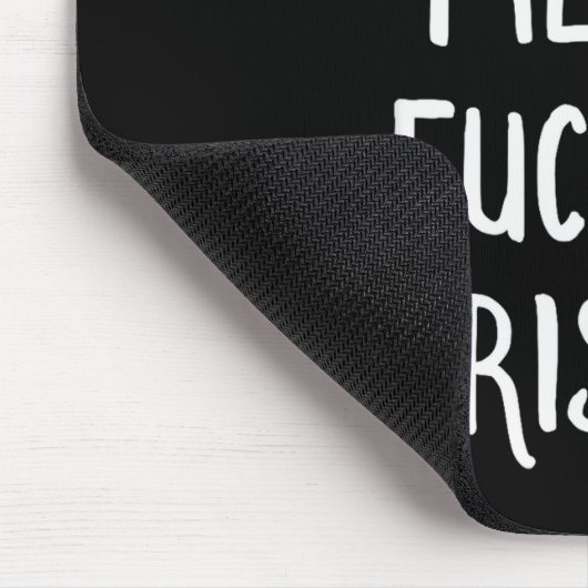 Merry Foring Christmas Inappropriate Santa Pajama Mousepad (Ecke)