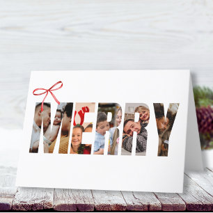 Merry Foto Collage Weihnachten
