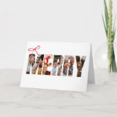 Merry Foto Collage Weihnachten (Vorderseite)