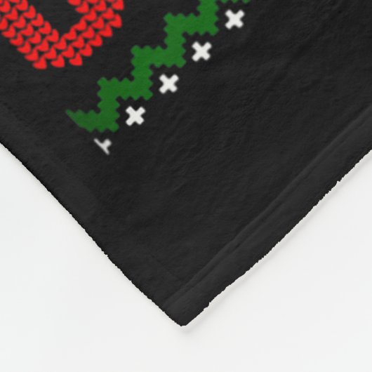 Merry Fracking Christmas Funny Oilfield Ugly Xmas  Fleecedecke (Ecke)