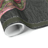 Merry Fraktal Art Ornament Geschenkpapier (Rolleneckpunkt)