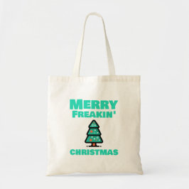 Merry Freakins Weihnachts-Tote-Tag Tragetasche