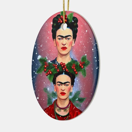 Merry Frida Keramik Ornament (Links)