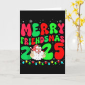 Merry Friendsmas 2025 Christmas Friends Matching P Karte (Gelbe Blume)
