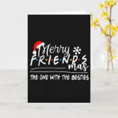 Merry Friendsmas The One With The Besties Christma Karte (Gelbe Blume)