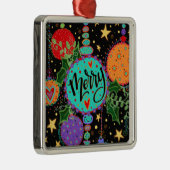 Merry Fun Whimsical Ornament Weihnachten Aus Metall (Rechts)
