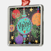 Merry Fun Whimsical Ornament Weihnachten Aus Metall (Links)