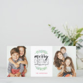 Merry Garland Holiday Weihnachten 2 Foto (Stehend Vorderseite)