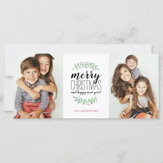 Merry Garland Holiday Weihnachten 2 Foto (Vorderseite)