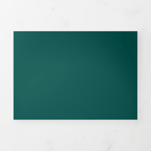 Merry Geometric Christmas - Moderner Urlaub Dreifach Gefaltete Urlaubskarte (Cover)