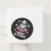 Merry Glitchmas Coding Programmer Weihnachten Geschenkanhänger (Beispiel)