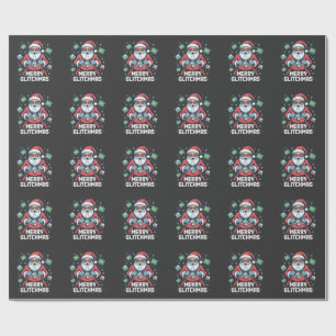 Merry Glitchmas Coding Programmer Weihnachten Geschenkpapier