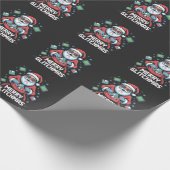 Merry Glitchmas Coding Programmer Weihnachten Geschenkpapier (Ecke)