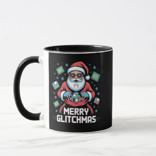 Merry Glitchmas Coding Programmer Weihnachten Tasse