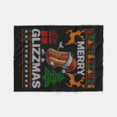 Merry Glizzmas -christmas Glizy Matching Family Ug Fleecedecke (Vorderseite (Horizontal))