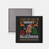 Merry Glizzmas -christmas Glizy Matching Family Ug Magnet (Vorderseite/Rückseite)