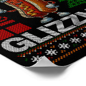Merry Glizzmas -christmas Glizy Matching Family Ug Poster (Ecke)