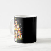 Merry Gmas 2024 Funny Christmas Tree Xmas Light Gu Kaffeetasse (Vorderseite Links)