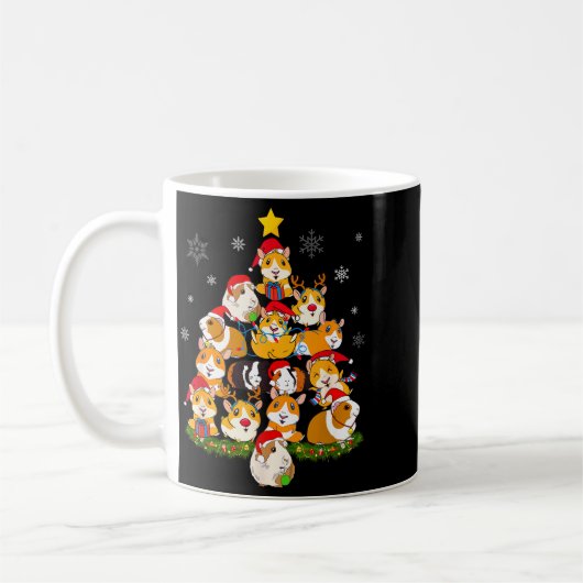 Merry Gmas 2024 Funny Christmas Tree Xmas Light Gu Kaffeetasse (Links)