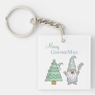 Merry GnomeMas Holiday Niedliche Weihnachtsbaum Schlüsselanhänger