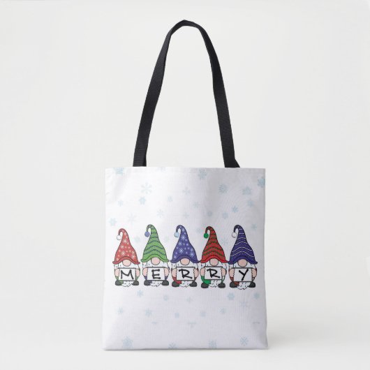 Merry Gnomes Tasche (Vorderseite)