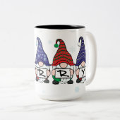 Merry Gnomes Zweifarbige Tasse (VorderseiteRechts)