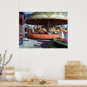Merry-go-Round auf der Messe Poster (Küche)