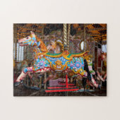 Merry Go Round Carousel Pferd Brighten Pier Puzzle (Horizontal)