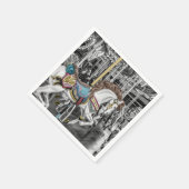 Merry Go Round Carousel Serviette (Ecke)