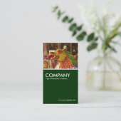 Merry-go-Round-Dragon - Dunkelgrün Visitenkarte (Stehend Vorderseite)