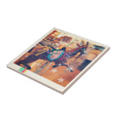 Merry Go Round Goat Fliese (Seite)