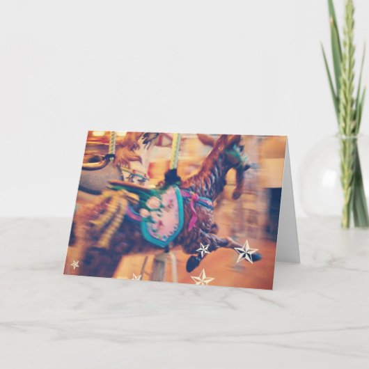 Merry Go Round Goat Karte (Vorderseite)