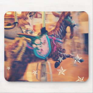 Merry Go Round Goat Mousepad