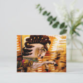 Merry Go Round Horse Postkarte (Stehend Vorderseite)