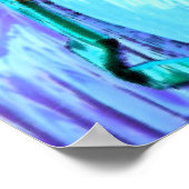 Merry-Go-Round Kitty mit Fisch Poster (Ecke)