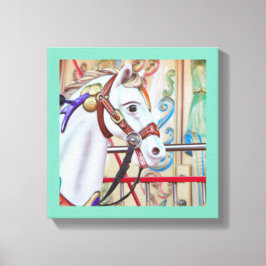 Merry-go-round Painted Horse Leinwand 16 in einer