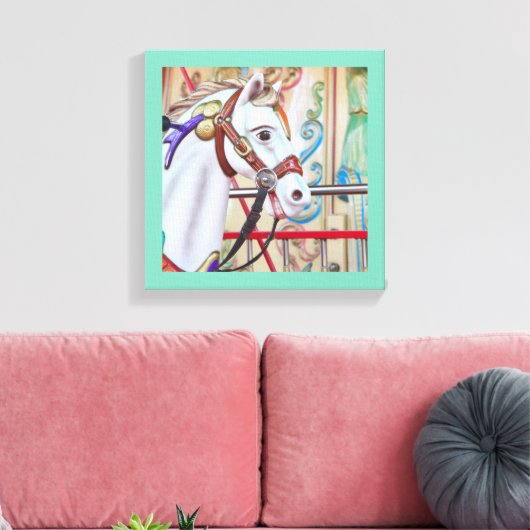 Merry-go-round Painted Horse Leinwand 16 in einer (Insitu (Wohnzimmer))