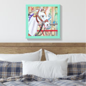 Merry-go-round Painted Horse Leinwand 16 in einer (Insitu (Schlafzimmer))