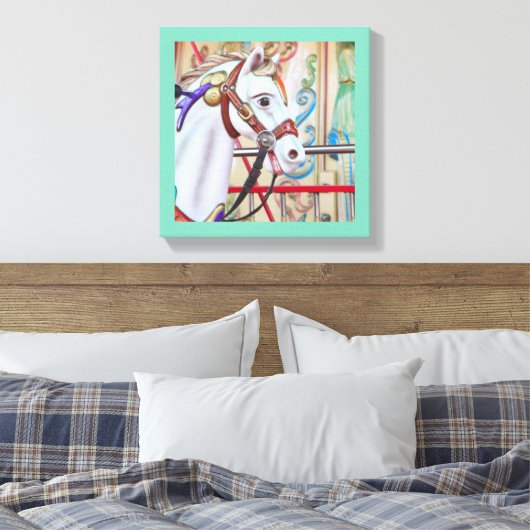 Merry-go-round Painted Horse Leinwand 16 in einer  (Insitu (Schlafzimmer))