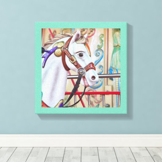 Merry-go-round Painted Horse Leinwand 16 in einer (Insitu (Holzboden))