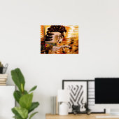 Merry-Go-Round-Pferd Poster (Heimbüro)